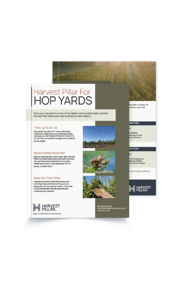 Jensen Flyer - Trellis Systems for Hop Yards