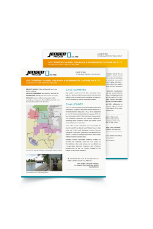 Jensen Case Study - Long Beach Stormwater Capture Facility
