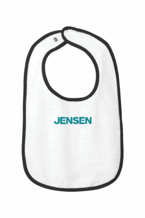 Contrast Trim Terry Bib