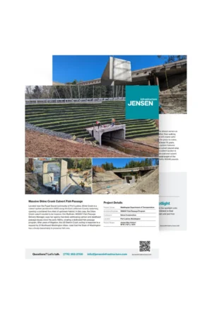 Jensen | Box Culvert Case Study Port Ludlow, WA